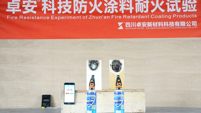 木結(jié)構(gòu)木材木屋木飾面古建筑專用防火涂料耐火實驗